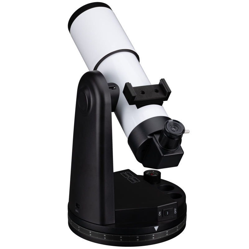 Télescope Bresser ISA Space Exploration NASA PushTo AR 70/350 Smart – Réfracteur de 70 mm avec application et filtre solaire