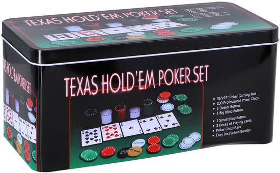 Set de poker en étain, 200 pièces