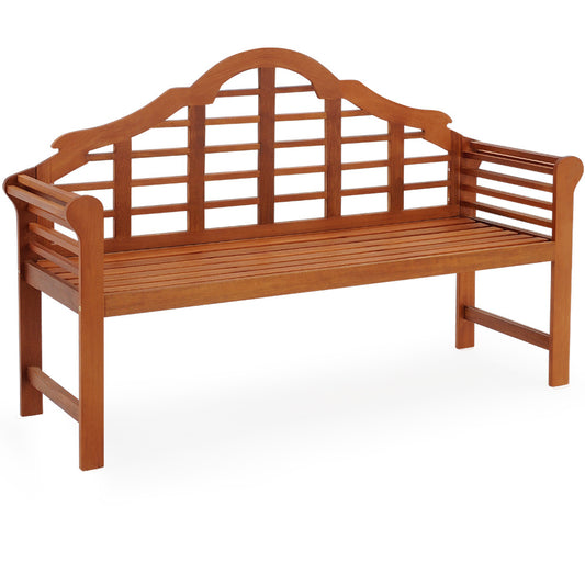 Banc de jardin - Casaria - Bois d'eucalyptus certifié FSC® - Brun