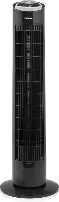 Ventilateur colonne – 3 vitesses – Oscillation – Minuterie – Intelligent et compact – Tristar VE-5865 – Noir