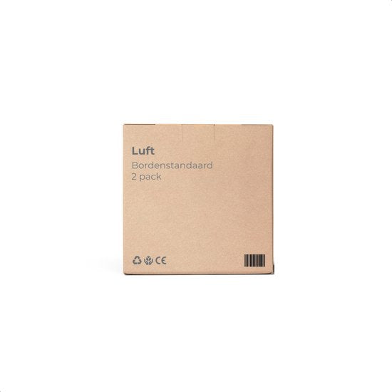 Air - Assiette Standard - 2 Pack - Présentoir - Transparent - Support - Assiettes décoratives - Livres - Cintre - Assiettes - Support - Meuble de cuisine
