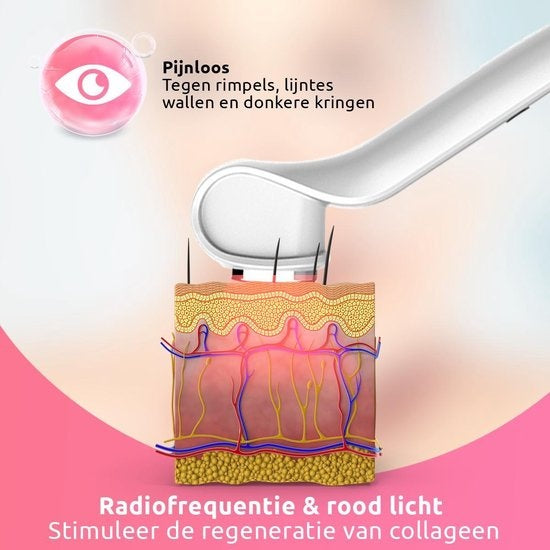 TheBeautyWay Skin Rejuvenator - 7 étapes - Sans fil - Appareil de lifting - Appareils de lifting pour femmes - Appareil de lifting - Soins de la peau - Rechargeable par USB - Nettoyant pour le visage - Réduit l'acné, les lignes, les rides et la fatigue