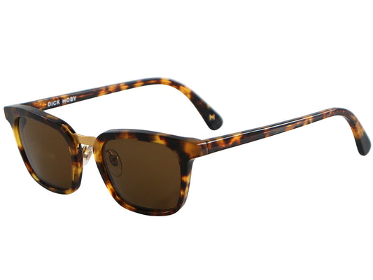 Lunettes de soleil Dick Moby Doha - Unisexe - Yellow Havana - UV400 - Verres ZEISS