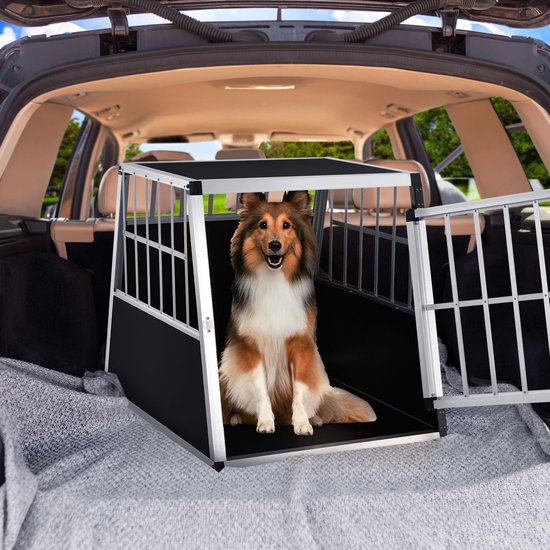 Boîte de transport pour chiens en aluminium - L/X