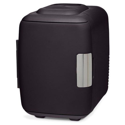 Mini réfrigérateur LifeGoods - 4 litres - Maquillage et Beauté Soins - 100/240V / 12V Car Plug - Noir