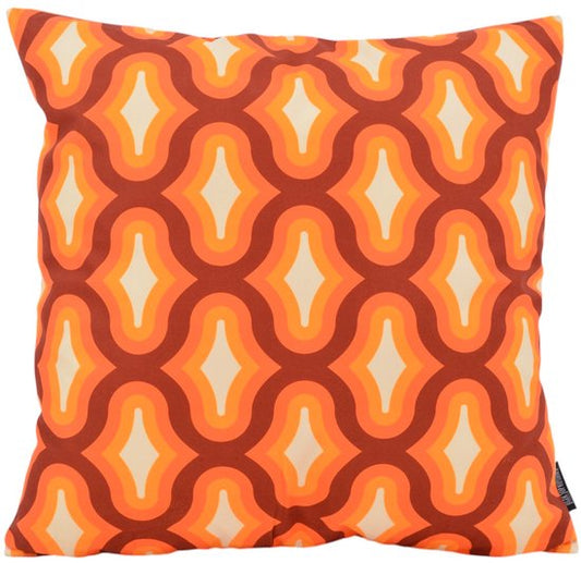 Coussin décoratif style rétro n° 12 | 45 x 45 cm | Coton/polyester