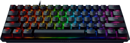 Razer Huntsman Mini - Clavier gaming - Commutateurs Red linéaires - RGB - Disposition 60 % - QWERTY - Noir