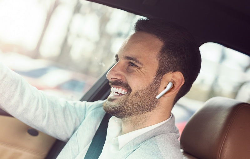 MusicMan Casque intra-auriculaire stéréo sans fil blanc