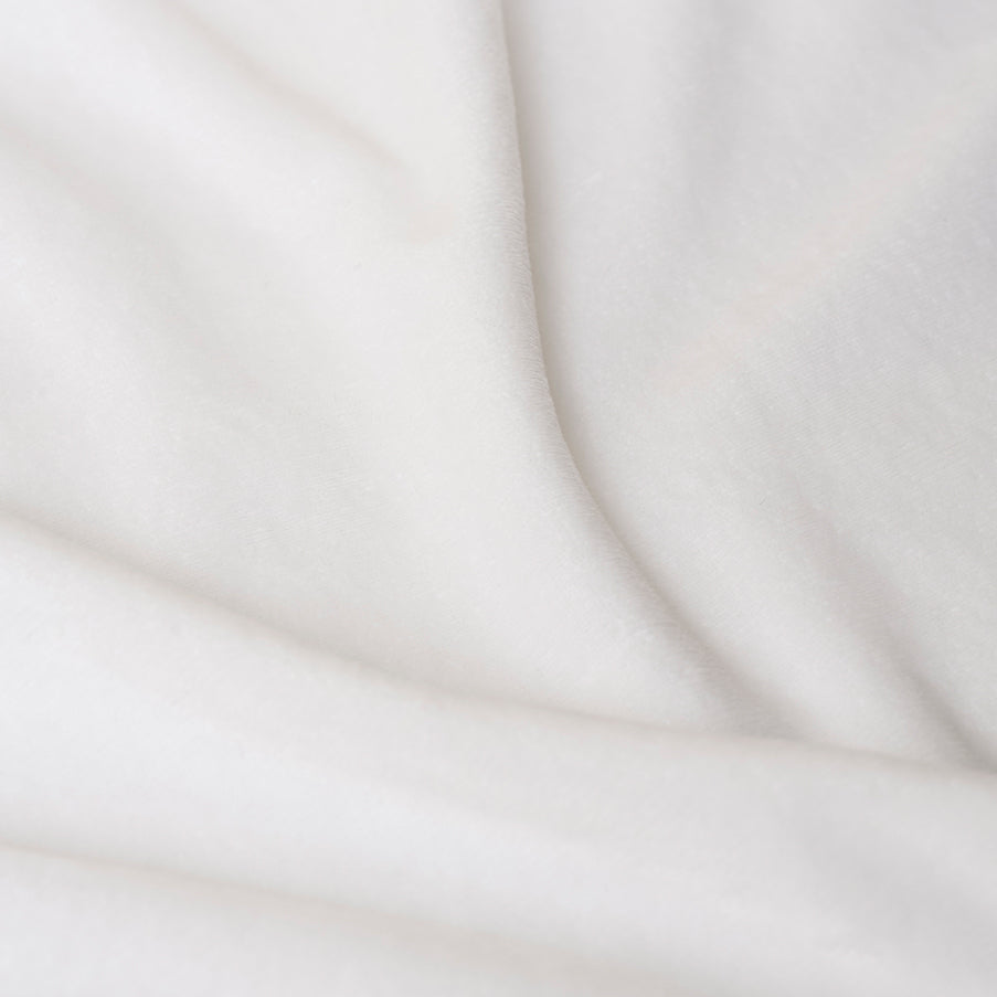 Sjumo Splittopper Drap-housse Silky Smooth - 200 x 210/220 cm - Fresh White