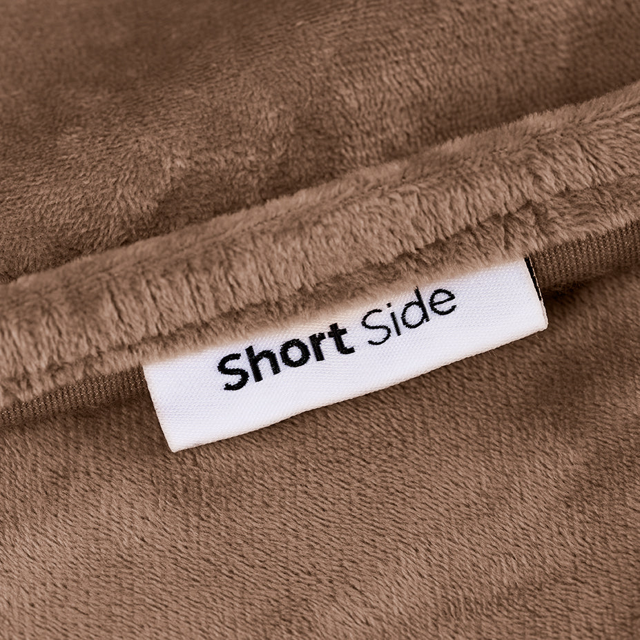 Sjumo Splittopper Drap-Housse Lisse - 200 x 210/220 cm - Taupe Intemporel