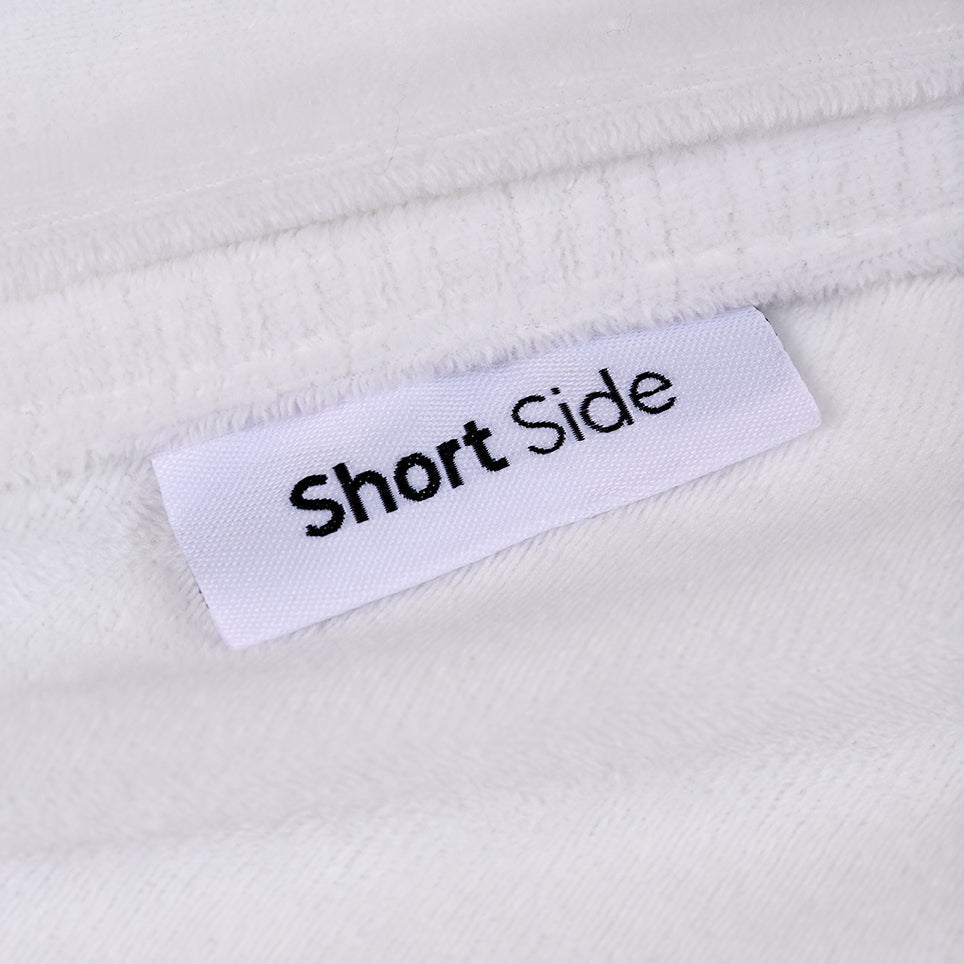 Sjumo Splittopper Drap-housse Silky Smooth - 200 x 210/220 cm - Fresh White