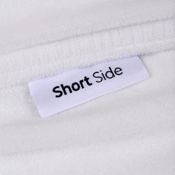 Sjumo - Drap-housse Silky Smooth - 90x200/210 cm - Satin de coton blanc - Brillant de haute qualité et doux comme de la soie - Anti-allergique et respirant - Confort de qualité hôtelière de luxe