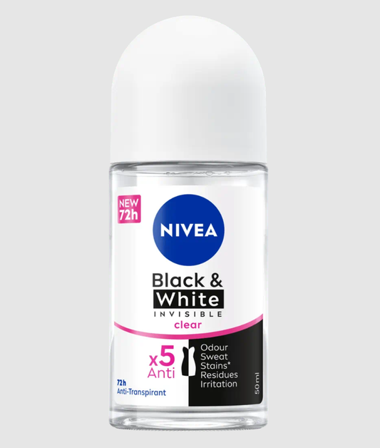 NIVEA Black & White Invisible Original Déodorant Roll-On 50ml