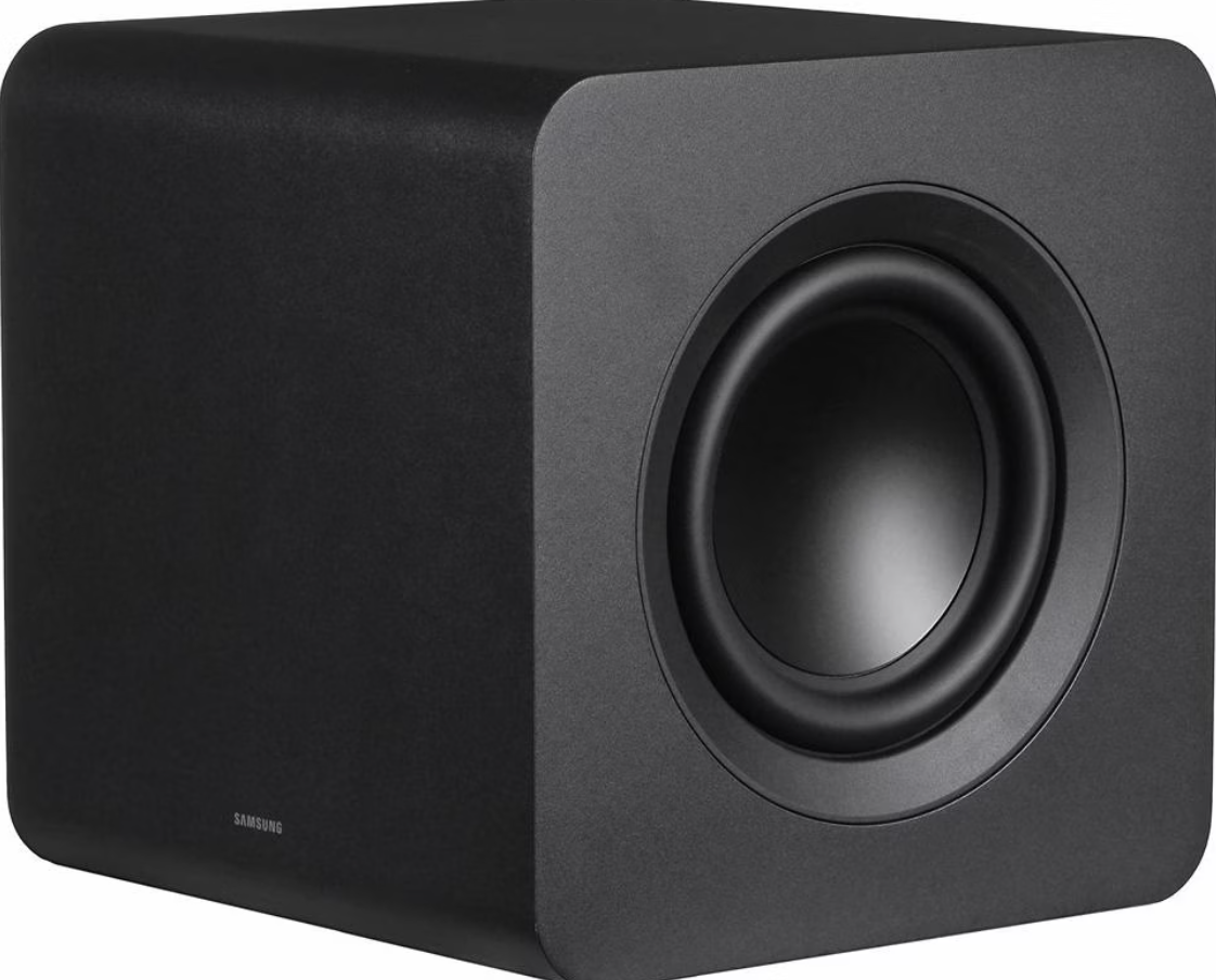 Samsung - Q-Series Soundbar & Wireless Subwoofer - HW-QS700F - Cinématique Dolby Atmos - Q-Symphony & SpaceFit Sound - Métal noir et plastique