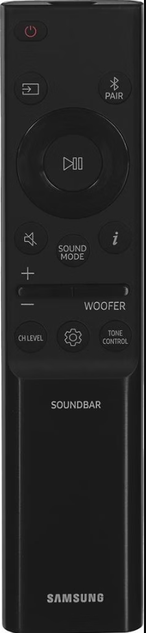 Samsung - Q-Series Soundbar & Wireless Subwoofer - HW-QS700F - Cinématique Dolby Atmos - Q-Symphony & SpaceFit Sound - Métal noir et plastique