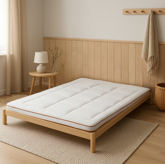 Surmatelas en laine polaire Zydante - 140 x 200 cm - Housse lavable
