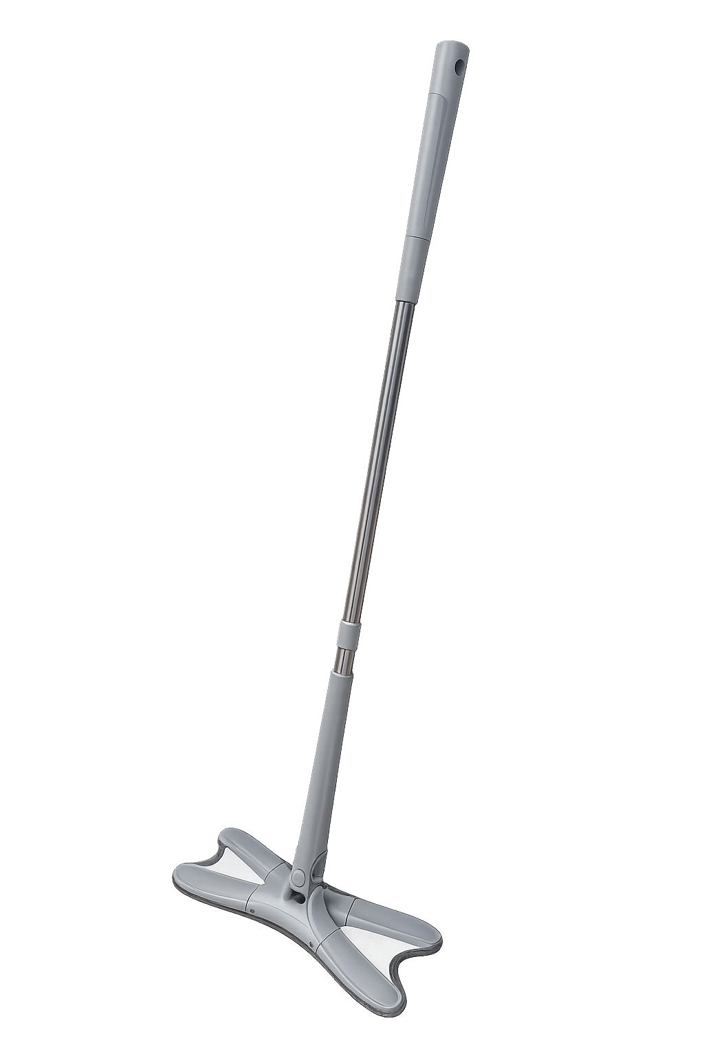 UltraClean Microfibre Mop - Mop rotatif à 360° - Système d'essorage facile - Gris - 107 cm