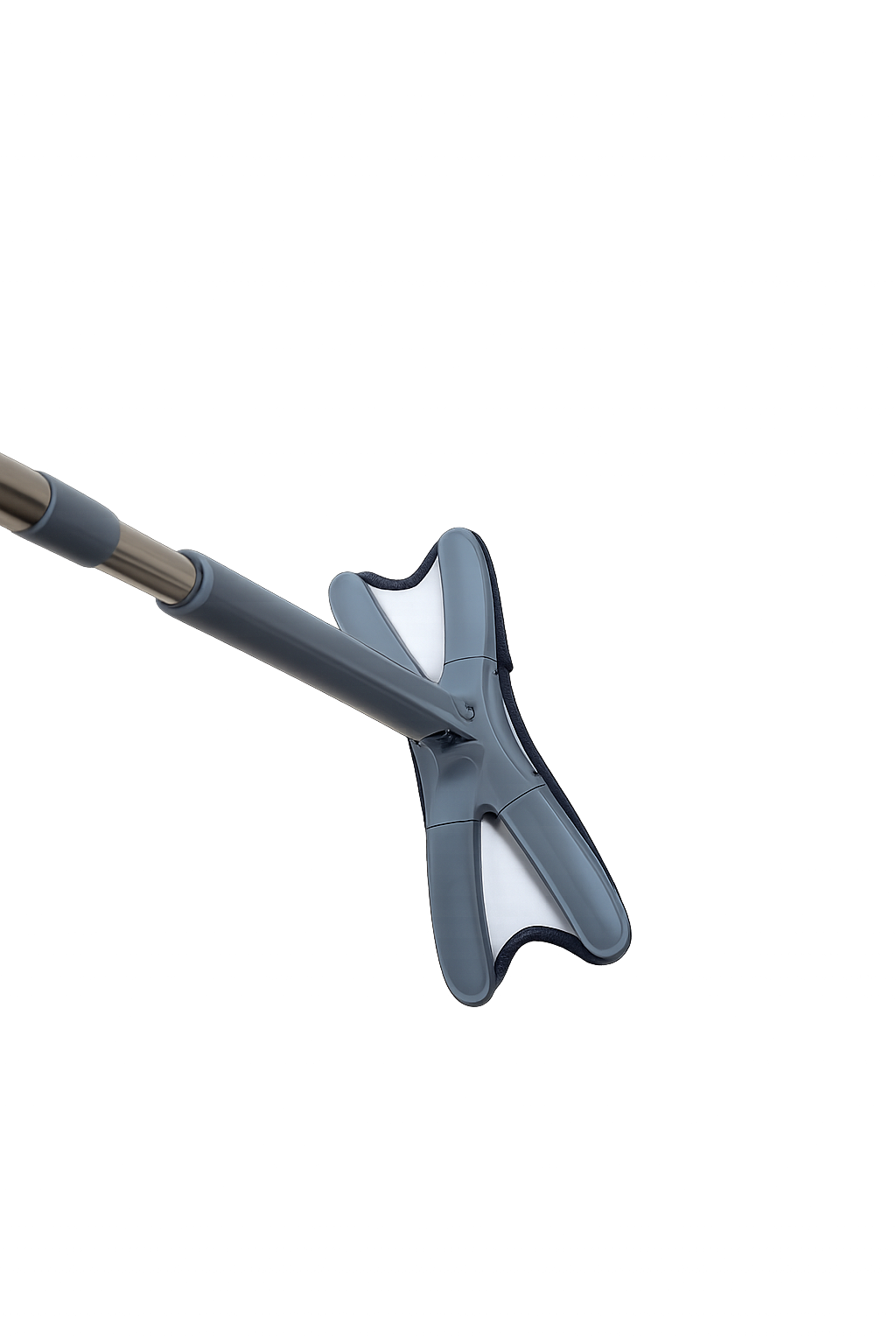 UltraClean Microfibre Mop - Mop rotatif à 360° - Système d'essorage facile - Gris - 107 cm