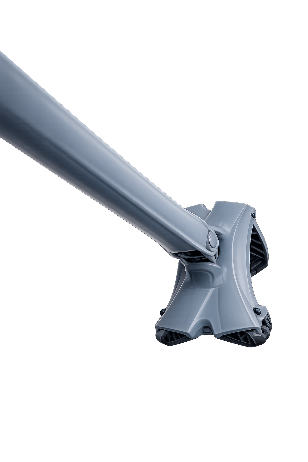 UltraClean Microfibre Mop - Mop rotatif à 360° - Système d'essorage facile - Gris - 107 cm