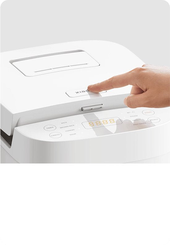 Cuiseur à riz multifonction Xiaomi 4 L | Cuiseur à riz | 10 fonctions de cuisson | Fonction de cuisson rapide en 30 min | Minuterie 24 heures | Maintien au chaud pendant 12 heures | Cuiseur à œufs