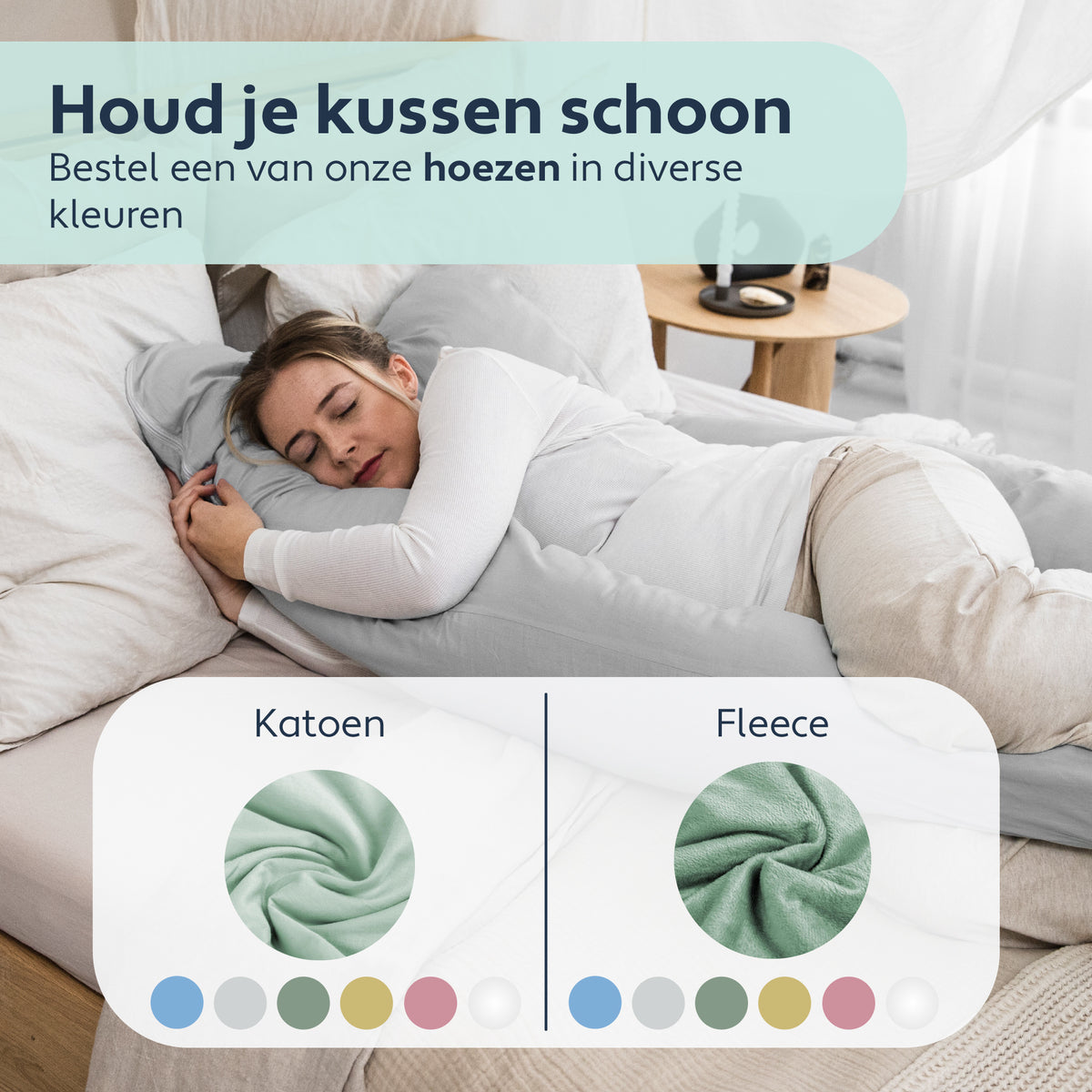 Coussin de maternité XXL - Litollo® - Coussin d'allaitement - Coussin de corps - 280cm - Housse amovible - Gris