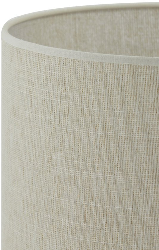 Light & Living Abat-jour Breska - 35 x 30 x 35 (L x H x P) - Tissu - Couleur sable