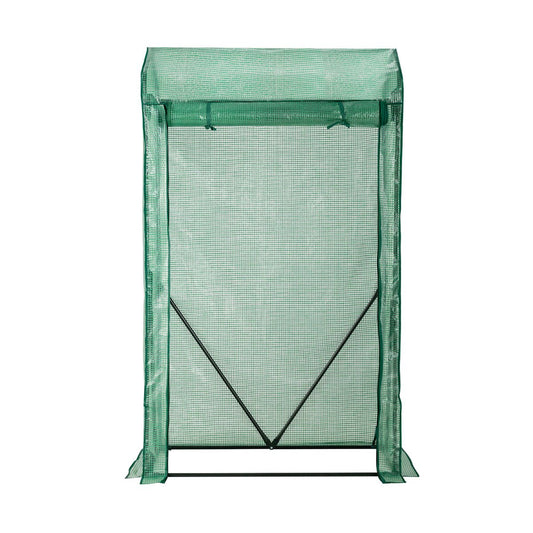 Serre Coast Walk-in Garden - Porte à fermeture éclair pratique - 100 x 50 x 170 cm - Vert