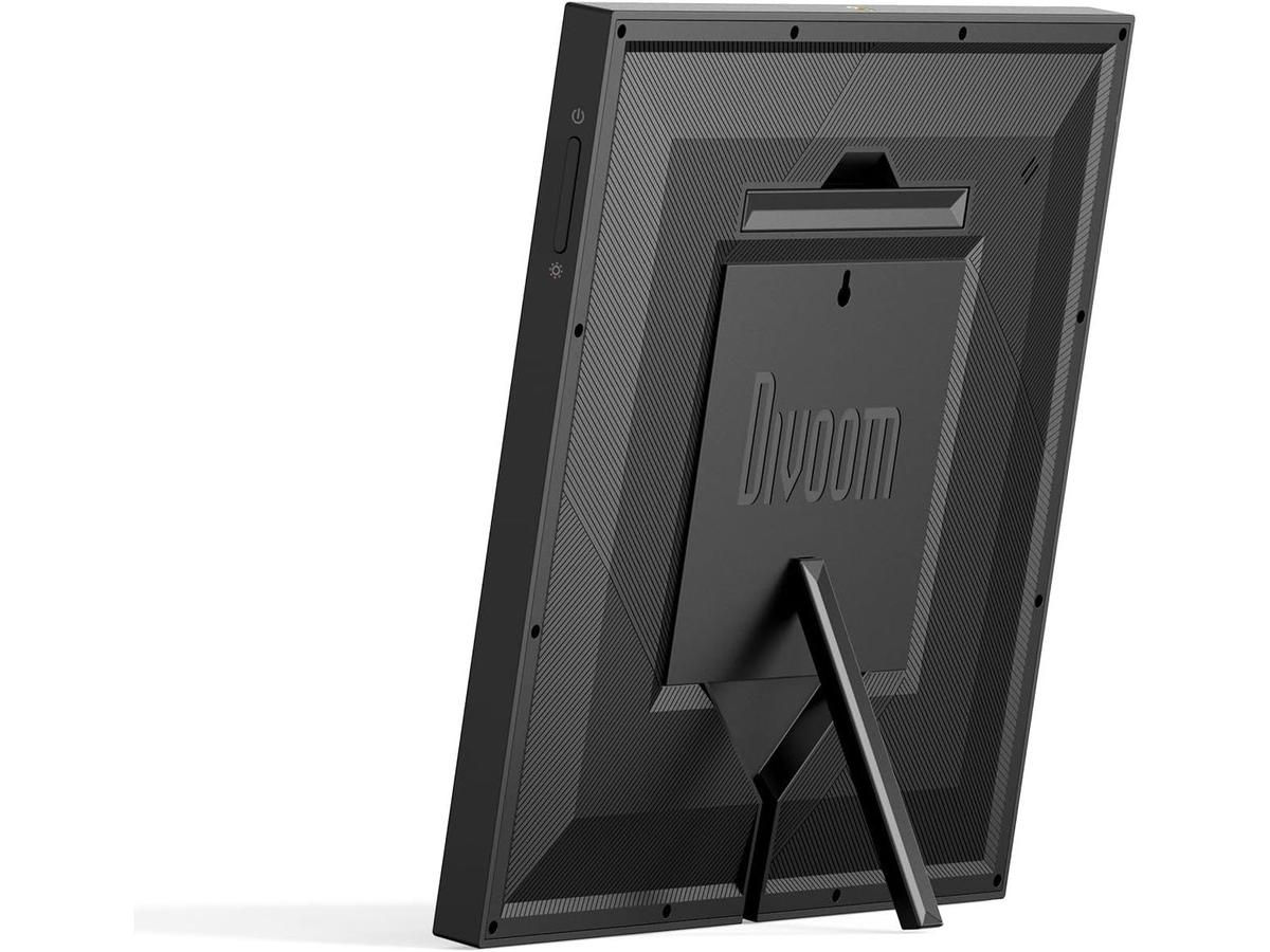 Cadre photo numérique Divoom - Design moderne - Noir - 7 pouces