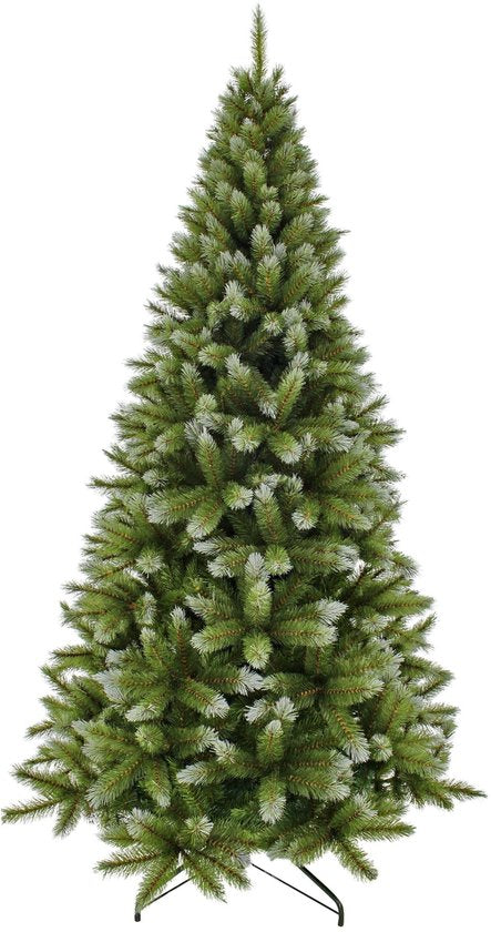Arbre artificiel Triumph Tree Pittsburgh vert - Arbre de Noël au volume généreux et 812 branches - Décoration de Noël d'intérieur - De forme ronde avec système d'emboîtement - H 215 x Ø 117 cm