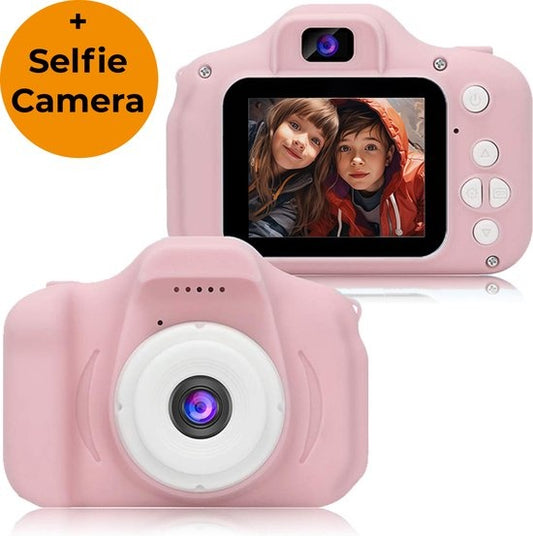 Camera Full HD pour enfants - Denver - Caméra Selfie - 40MP - Appareil photo numérique pour enfants - Photo et vidéo - Jeux - KCA1340 - Rose