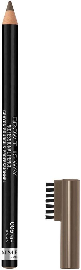 Crayon à sourcils Rimmel Brow This Way - 005 Ash Brown - 1,4 g - Pour femmes