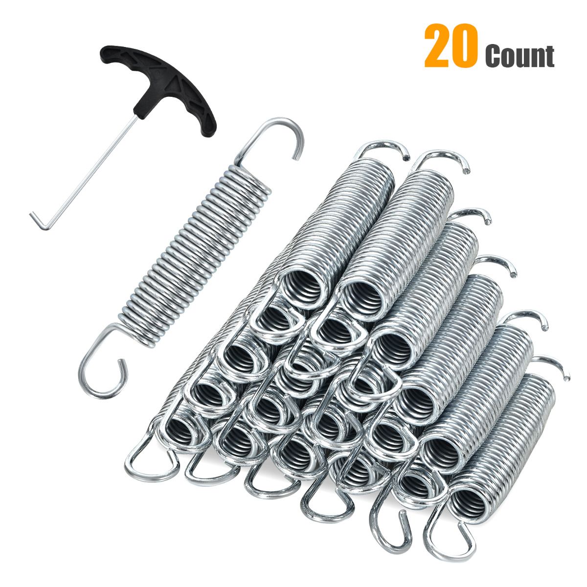 Ressorts de saut pour trampoline Coast - 20 pièces - 14 cm - acier inoxydable