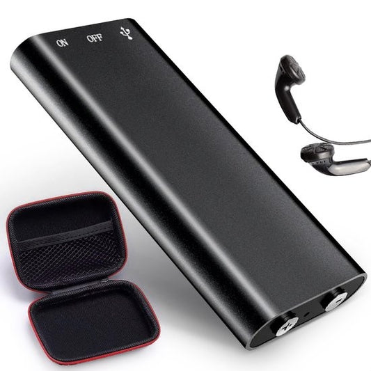 Garpex® Dispositif d'écoute USB - Enregistrement d'écoute - Enregistreur d'espionnage - Dictaphone - Voix - Grande capacité de stockage - 16GB