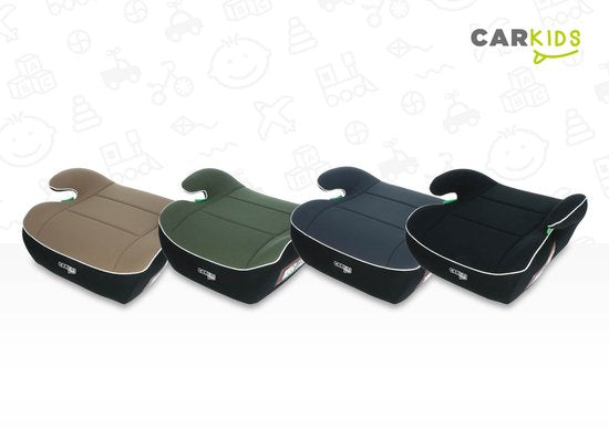 Rehausseur Carkids I-Size Sam - Conforme à la norme I-Size R-129 - Pour les enfants mesurant entre 125 et 150 cm – Housse amovible et lavable - Installation flexible – Bleu/Noir