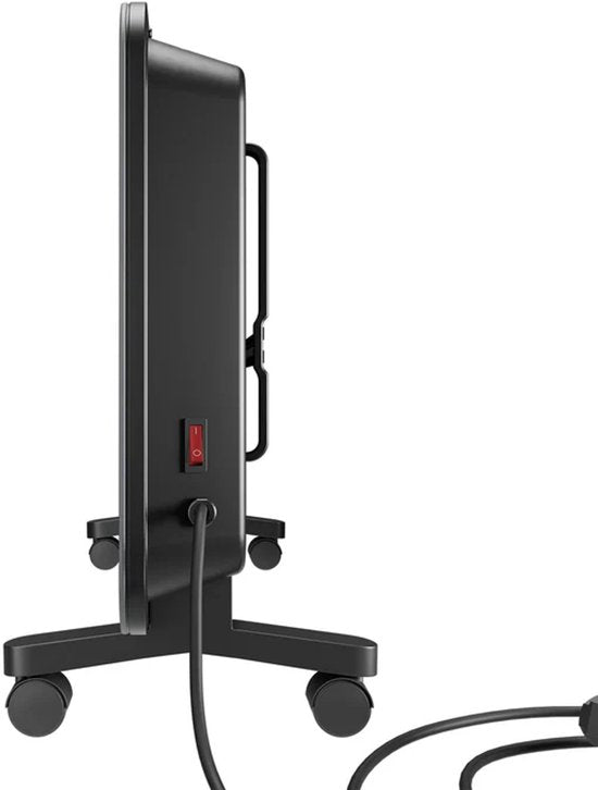 Convecteur - Max. 2000 W - Noir - Pour montage mural ou au sol
