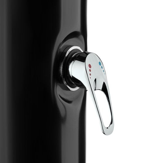 tectake - Douche d'extérieur Orinoco 38 l noir - 404471