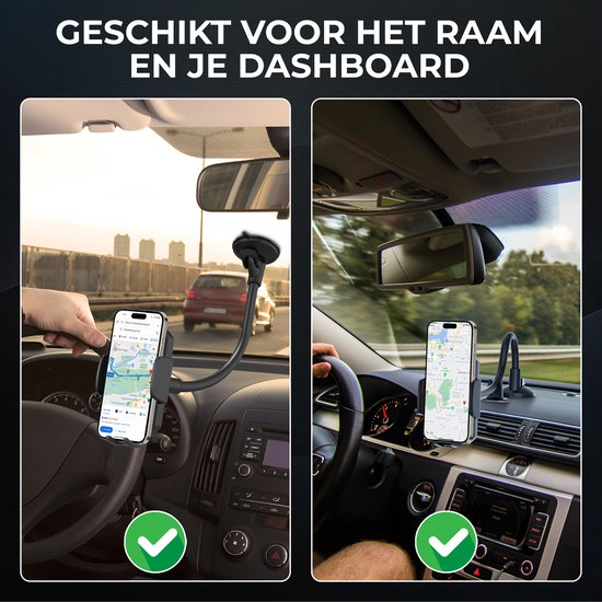 Supports de téléphone Podec Support de téléphone à ventouse pour voiture Support de téléphone GSM pour fenêtre ou tableau de bord