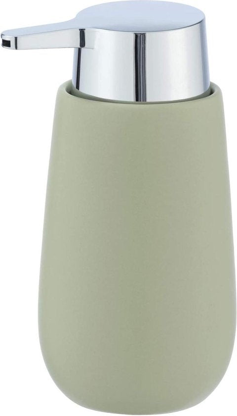 Distributeur de savon Wenko Badi 320 ml, en céramique, vert