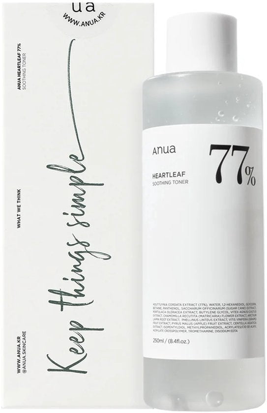 ANUA Heartleaf Tonique adoucissant à 77 % - 250 ml