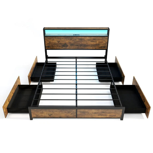 Sommier Coast - 2 personnes - 160 x 200 cm - Industriel - Max. 500 kg