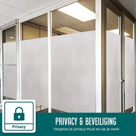 Homewell Film pour fenêtre HR++ 70x300 - Isolation et protection solaire - Anti-vue - Statique - Aspect lin Gris