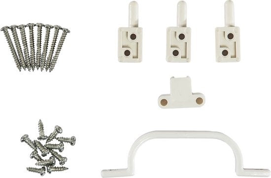 tectake - Rideau anti-mouches, porte moustiquaire - 95x210 cm - blanc - 401198