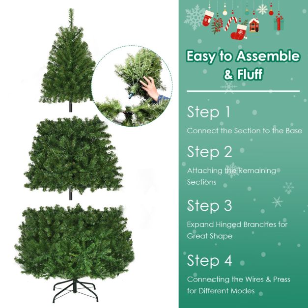 Sapin de Noël Coast - PVC - 500 LED - 1570 branches - 210cm