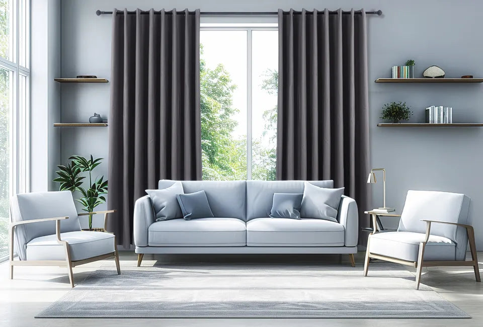 Home&Comfort Rideaux occultants - 3 couches - 95 % de protection contre la lumière - 150/300 x 250 cm