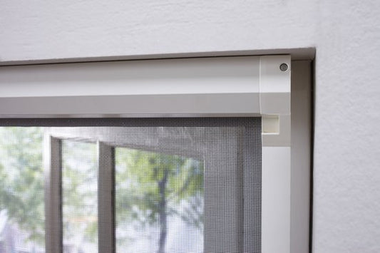 Bruynzeel moustiquaire enroulable fenêtre s700 78x155 blanc