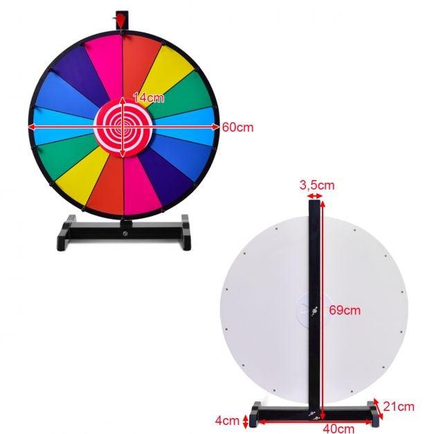Coast Wheel of Fortune - Roue tournante - Auto-écriture - Ø60 cm - 14 boîtes