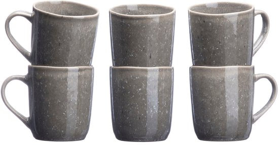 Mug STELLAR 40cl - 6 pièces - Gris béton