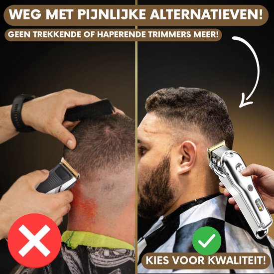 Tondeuse professionnelle sans fil - Tondeuse à cheveux pour hommes - Cheveux - Tondeuse à cheveux - Machine à cheveux pour coiffeurs - Tondeuse à cheveux - Barbe - Tondeuse - Barber Hair Clipper - Barber Trimmer - Hairdresser's Kit