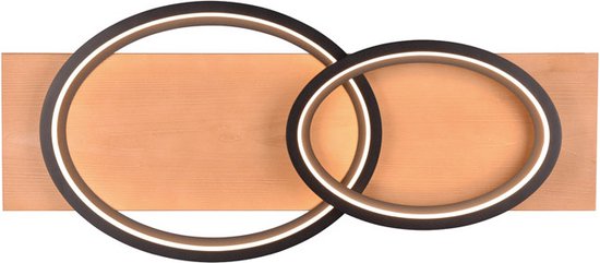 TRIO BARCA - Plafonnier - Noir mat - incl. 1x SMD 30W