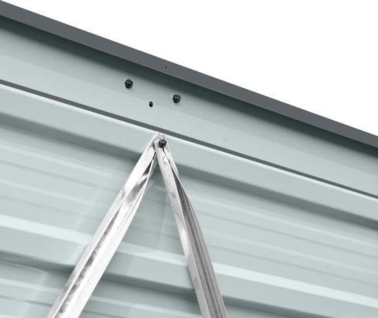 AXI Owen - Abri métallique pour conteneur, couleur anthracite - Abri pour 1 conteneur à déchets – Capacité max. 240 L – Bonne ventilation